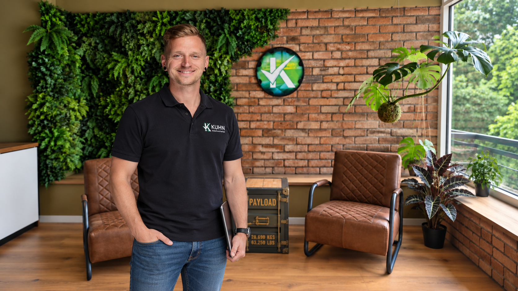 Janis Kuhn von Kuhn Arbeitssicherheit im Büro
