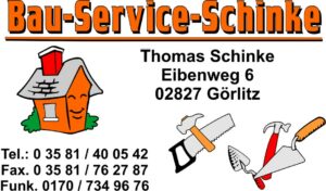 Bauservice Schinke, Visitenkarte digital